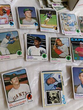 Vintage baseball cards